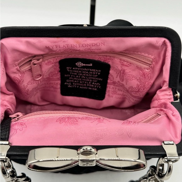 My Flat in London Mini Madison Black Handbag - Picture 7 of 10